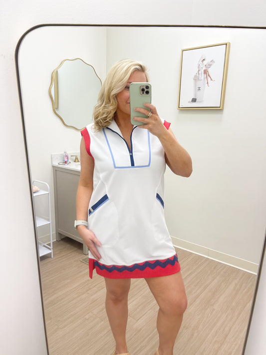 White Drew Dress Simply Southern