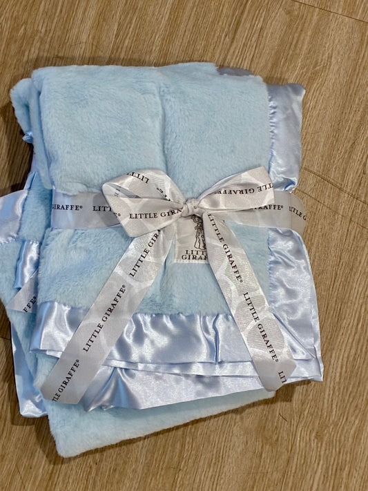 Little Giraffe Posh Mink baby blanket