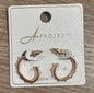 Gold & Pearl Hoops