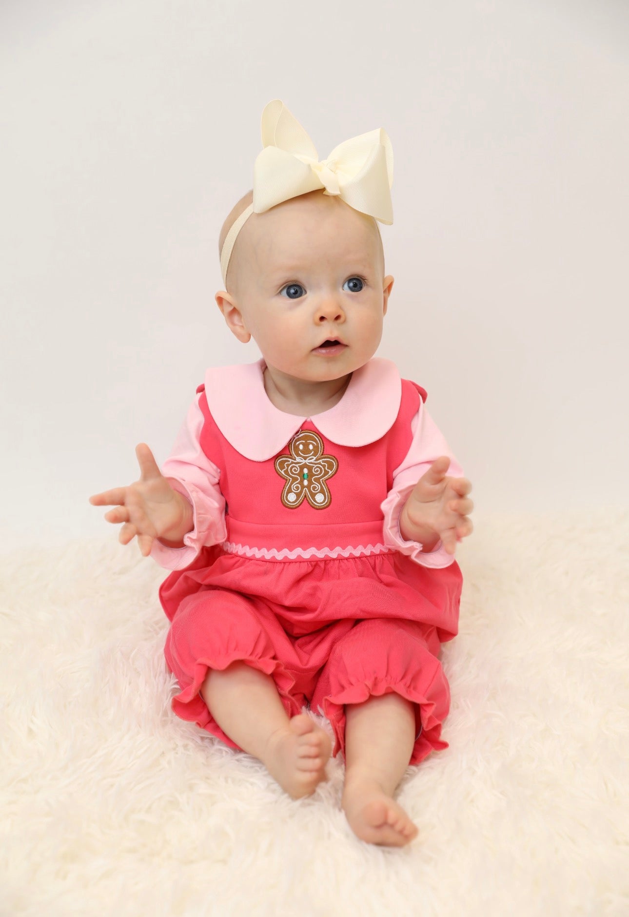 Gingerbread Girl Romper - Jumping Jolly