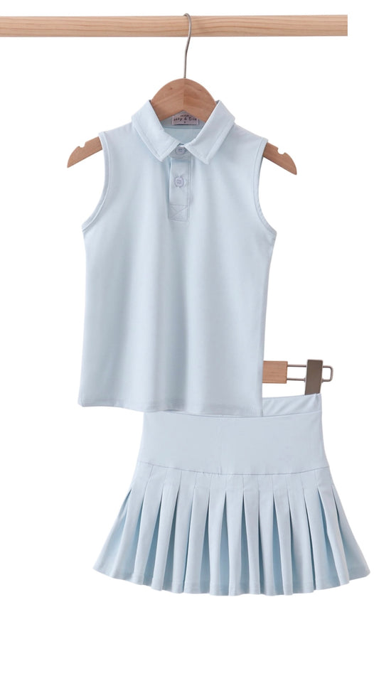 Powder Blue Tennis Set