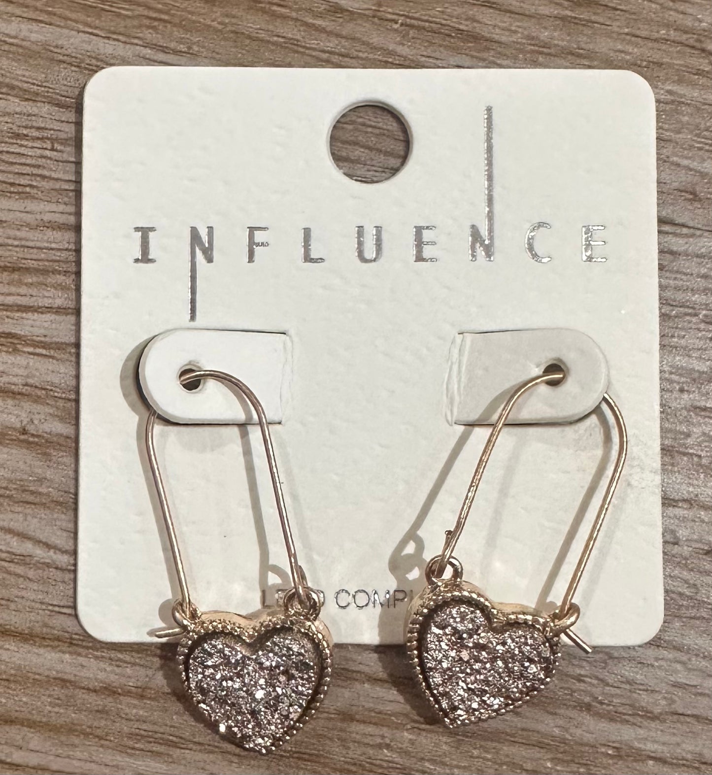 Silver & Gold Heart Earrings
