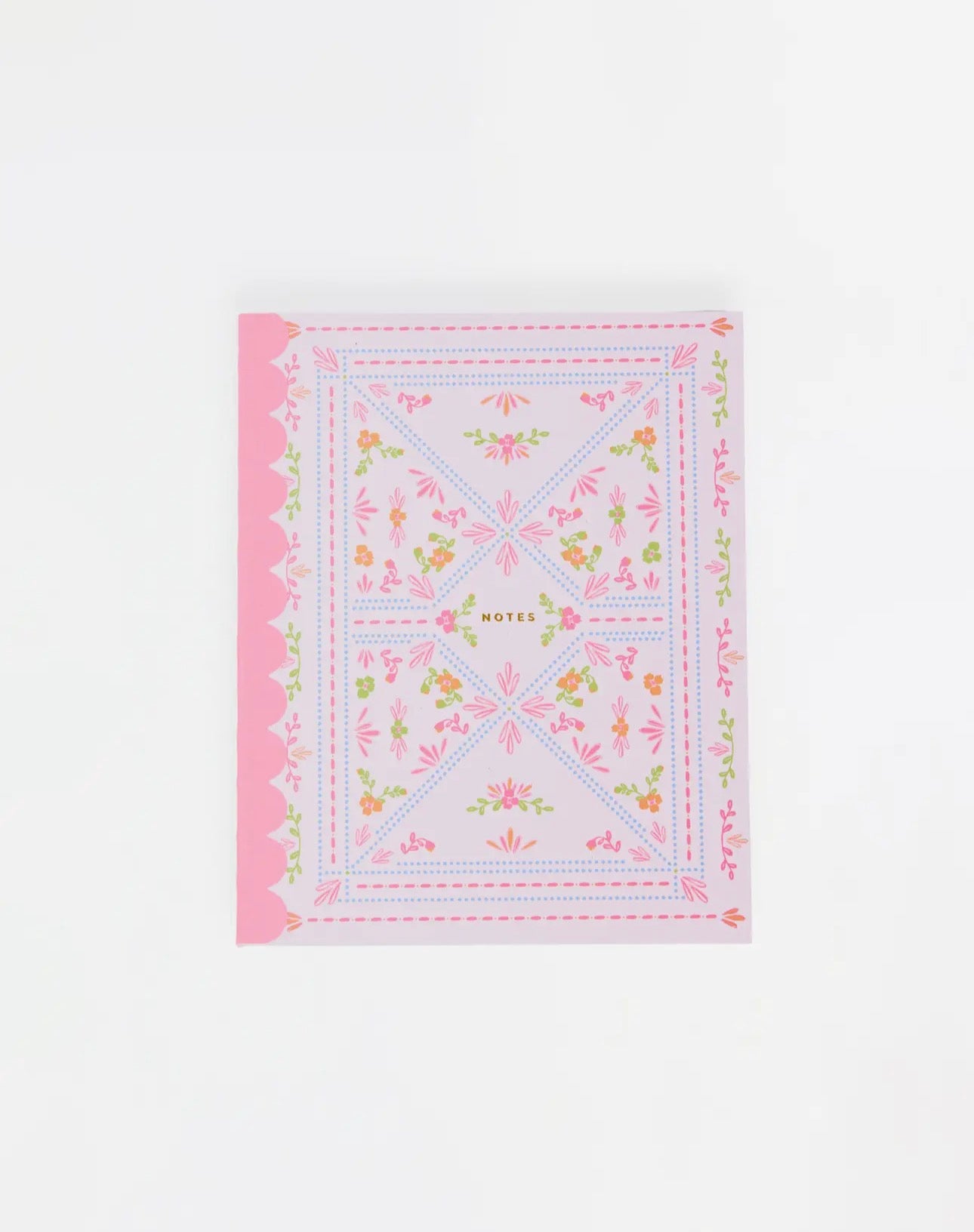 Floral Stitch Scallop Notebook | Mary Square