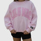 Light Pink Appliqué Sweatshirt | Lulu Mac