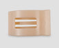 Flat Rectangle Hair Clip | Medium | Almond Beige