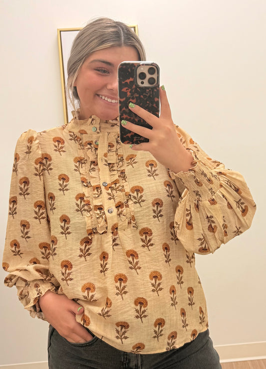 Fall Marigold Blouse