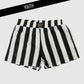 Youth Darby Shorts Black & White | Lulu Mac