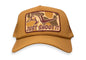 "Just Shoot It- Camo" - Zapped Caramel Laser Holes/ Caramel Rope, Snapback Cap Cactus Alley