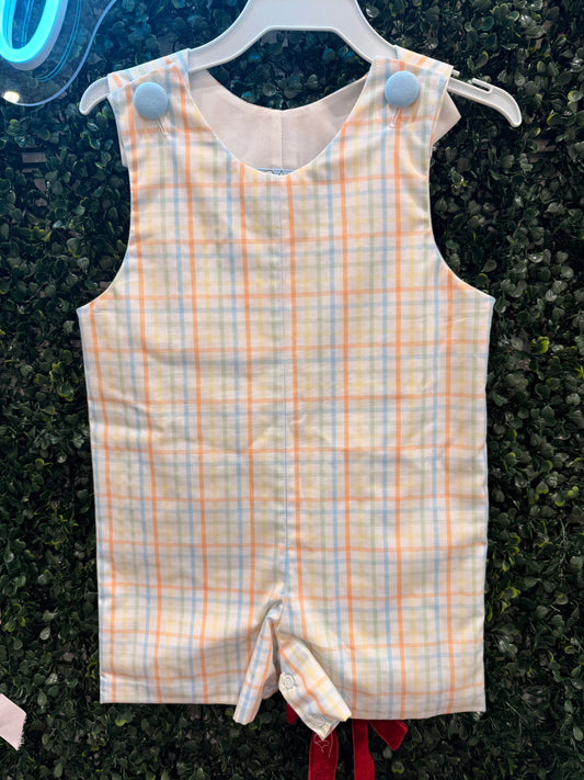 Pastel Plaid Romper