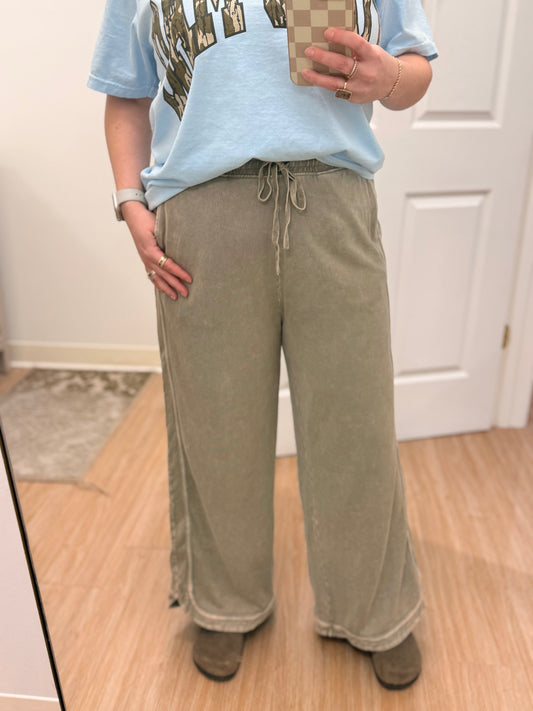 Mocha Washed Pants