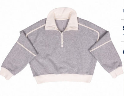 Heather Gray Pullover Simply Southern