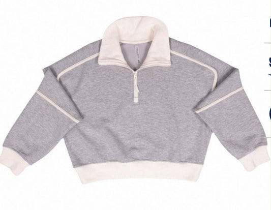 Heather Gray Pullover Simply Southern