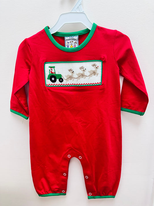 Santa’s Reindeer Boy Romper