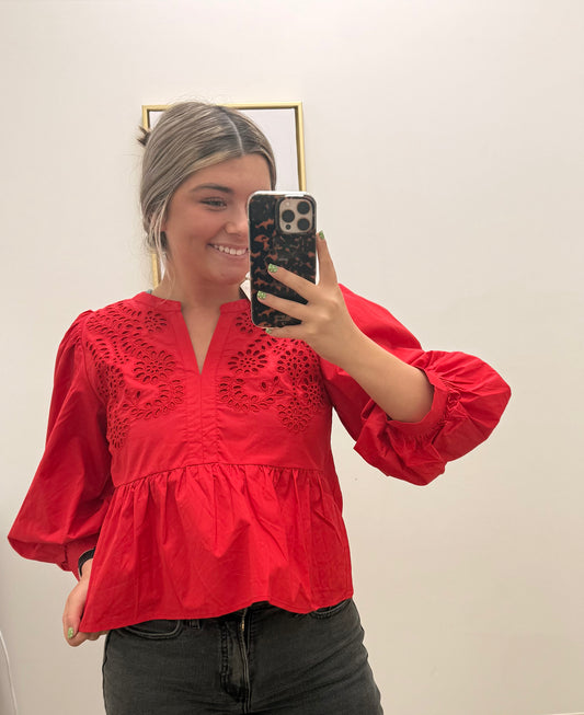 Ruby Red Top