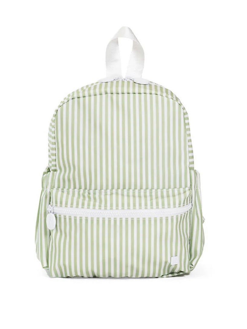 Pimlico Stripe Sage Mini Backpacker | TRVL