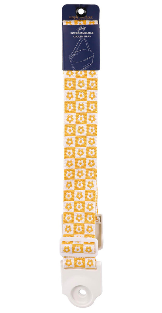 Yellow Flower Cooler Strap