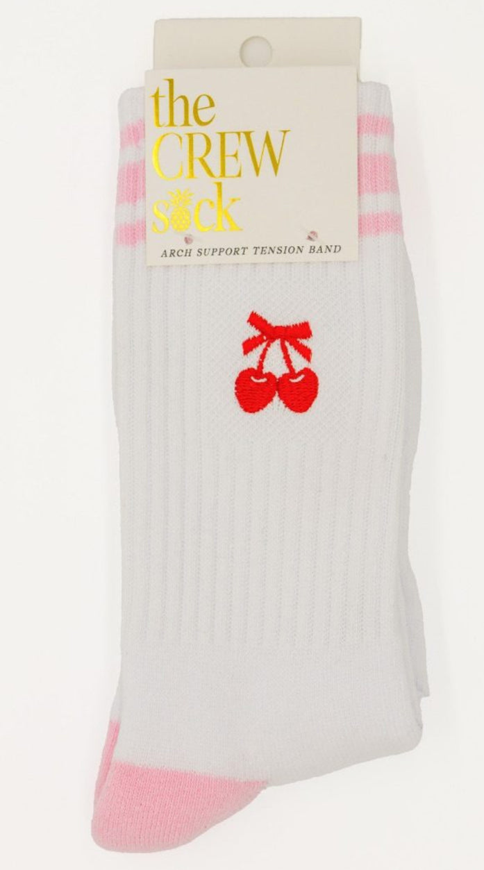 Cherry Socks -Simply Southern