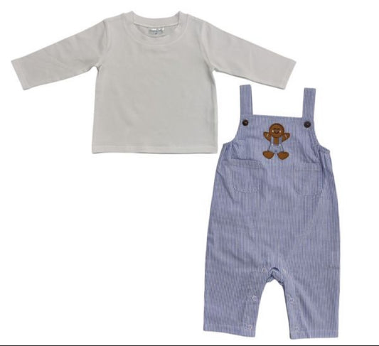 Gingerbread Boy Romper - Jumping Jolly
