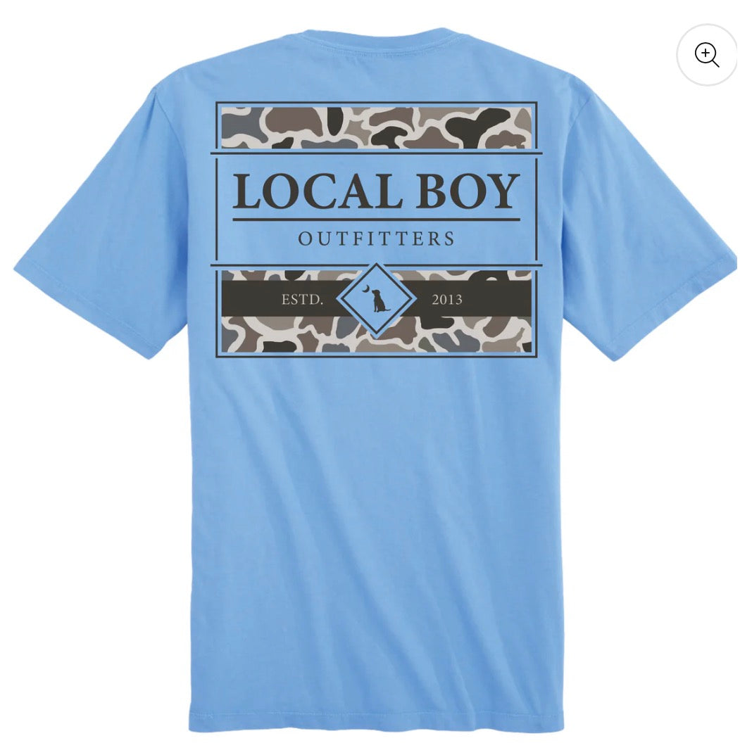 Blue Framed Tee |Local Boy