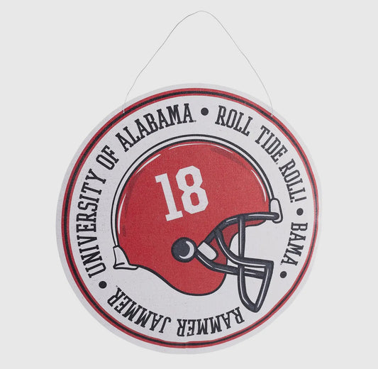 Alabama helmet and wreath burlee