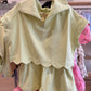 Scallop Tween Set | Lime