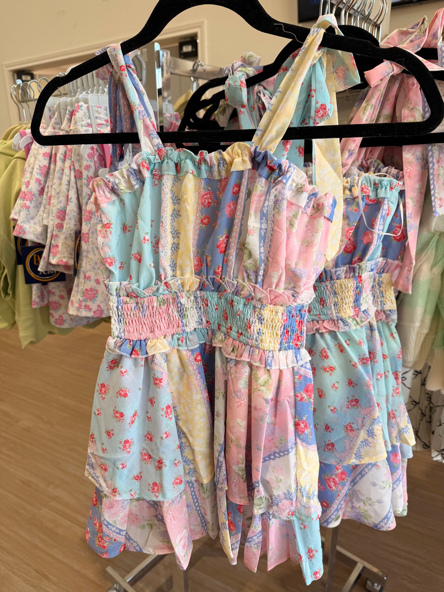 Penny Patchwork Romper
