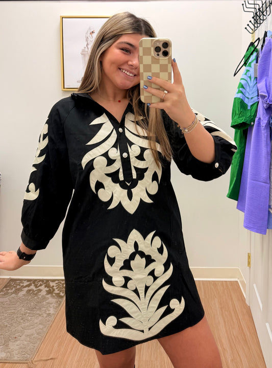 Black Baroque Dress