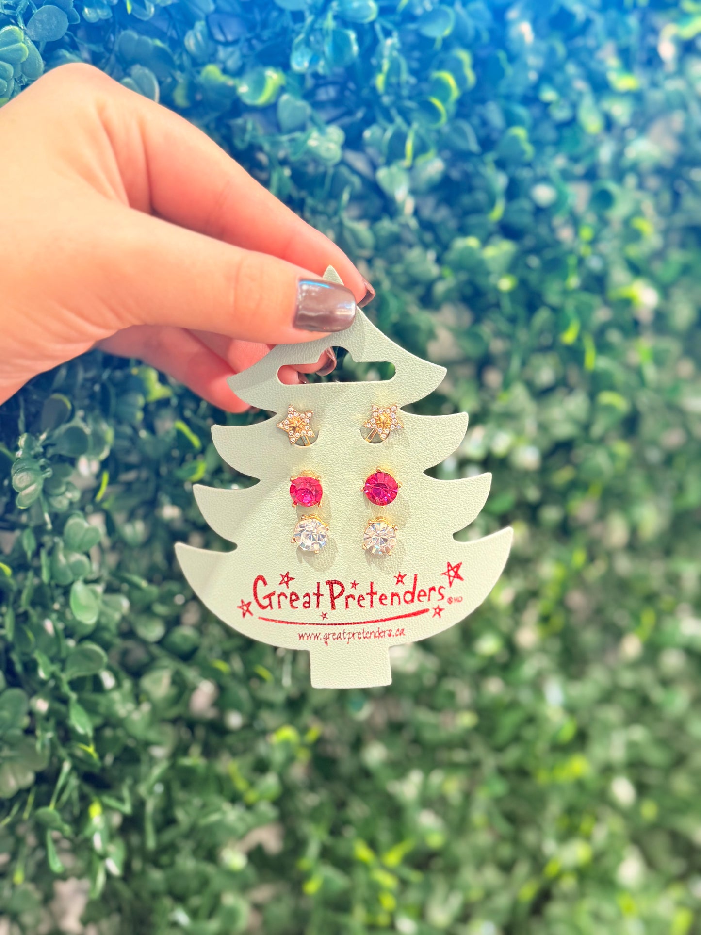 Christmas Tree Earring Set- GP