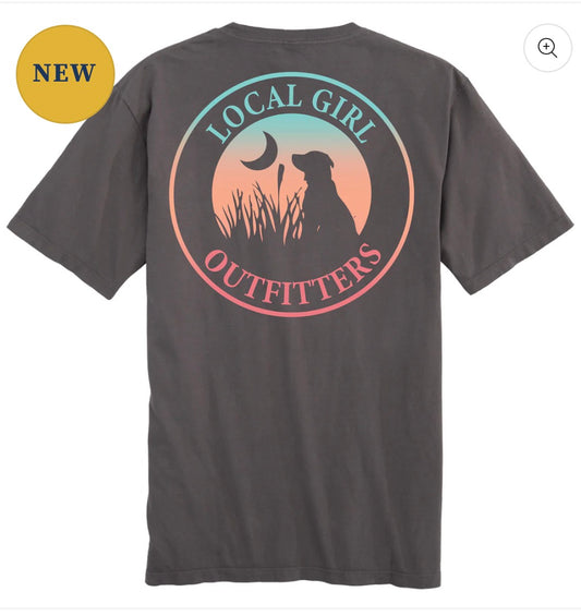 Grey Sunset Tee |Local Girl