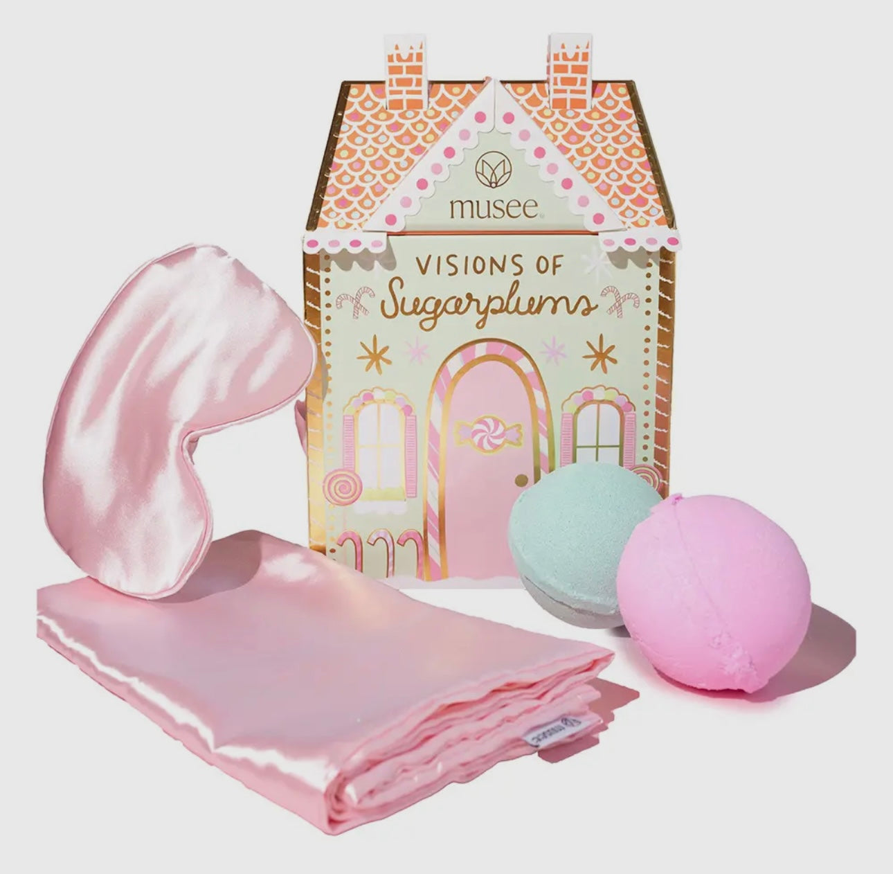 Visions of suglarplums bath balm & eye mask set
