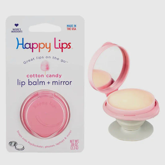 Happy lips pop-socket with lip balm