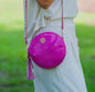 Cece Circular Crossbody Hot Pink