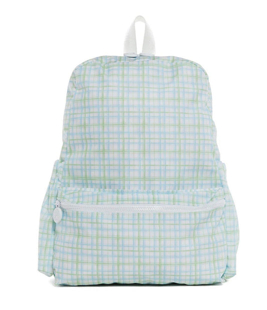 Classic Plaid Green Backpacker | TRVL
