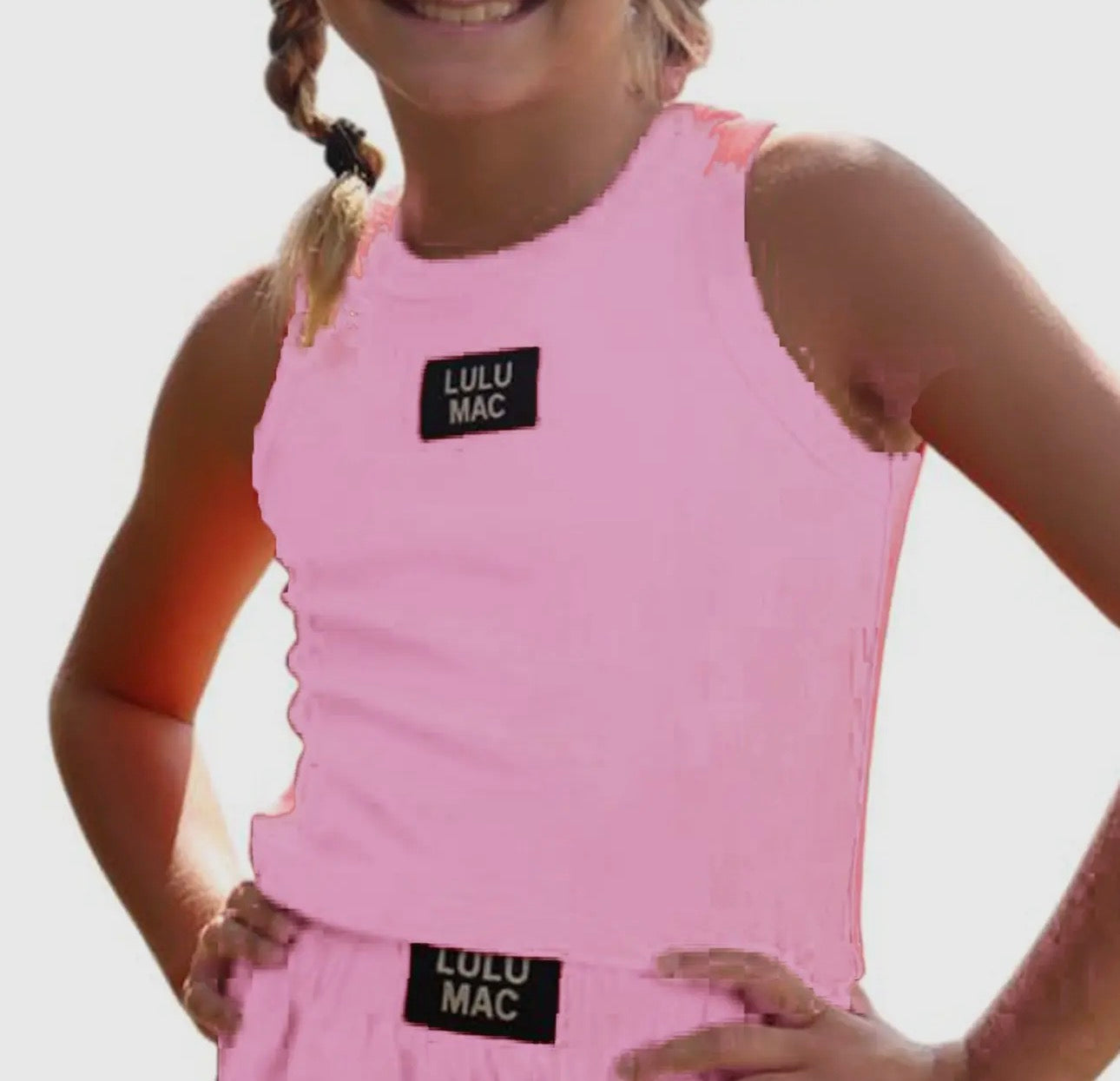 Youth Light Pink Tank | Lulu Mac