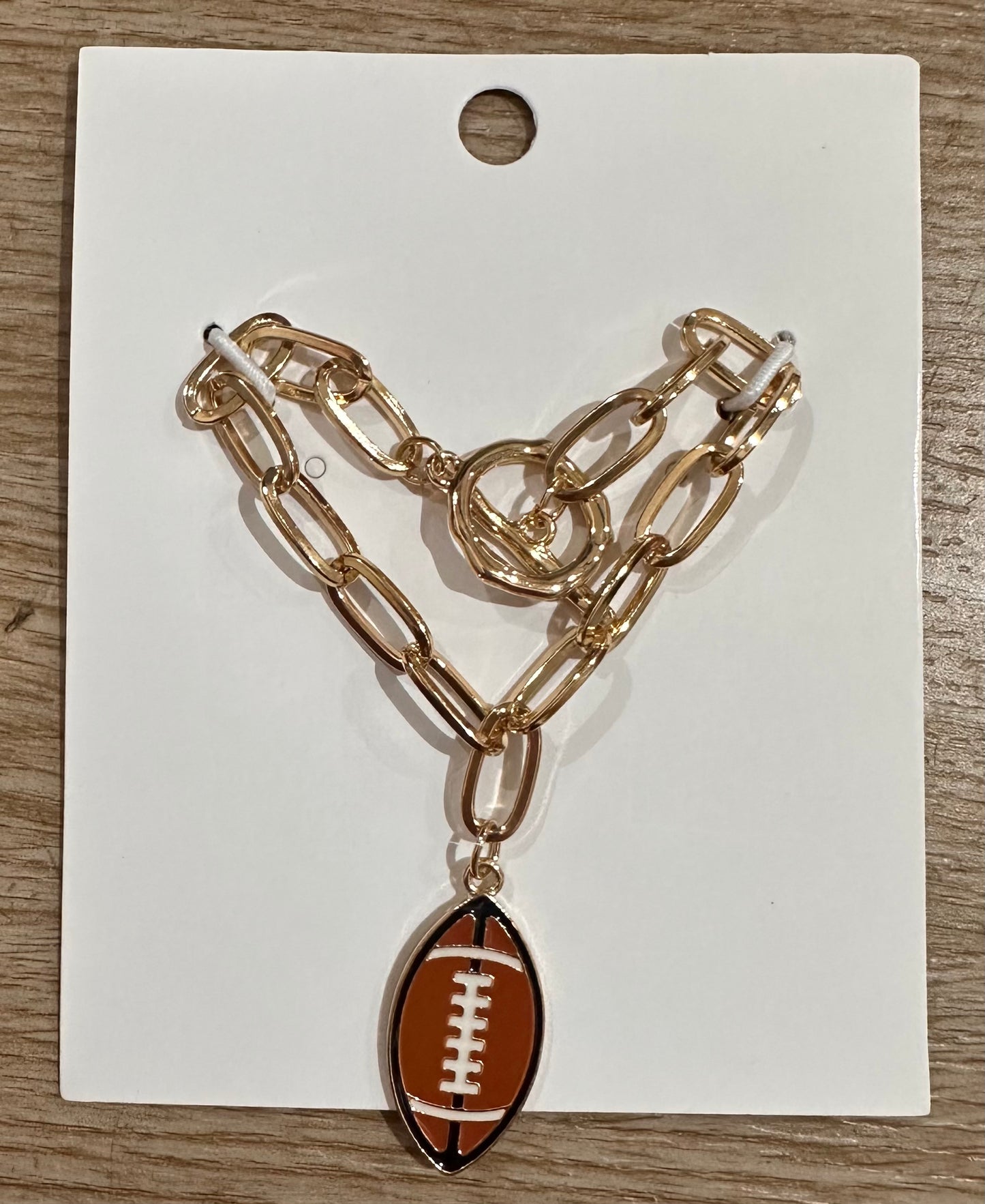 Football Charm Bracelet