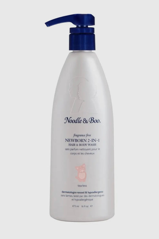 Newborn Fragrance Free 2-in-1 Hair and Body Wash- Noodle & Boo