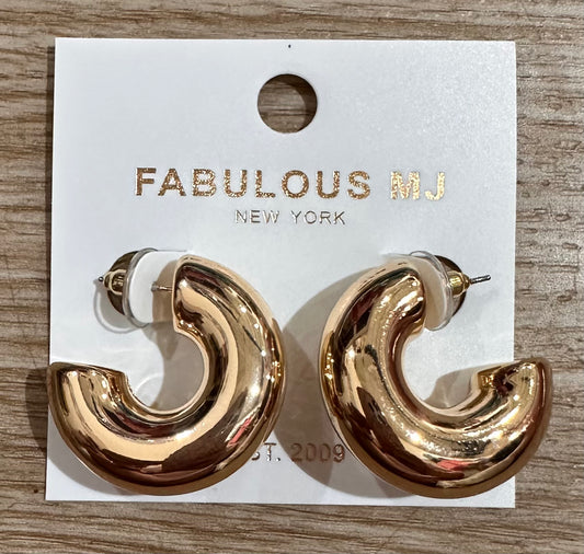 Large Chunky Hoops