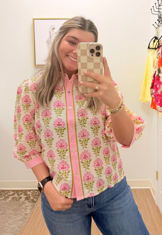 Fancy Flower Blouse