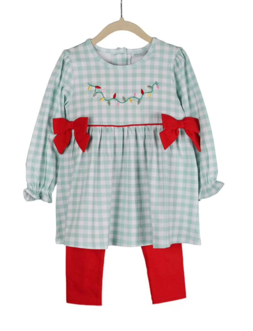 Christmas lights pant set