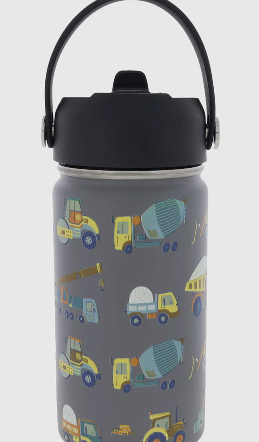Construction 12oz insulated water bottle