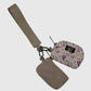 Lulu Mac Double Pouch Wristlet - Light Camo/ Beige