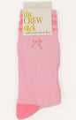 Pink Bow Socks -Simply Southern