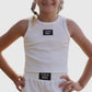 Youth White Tank | Lulu Mac