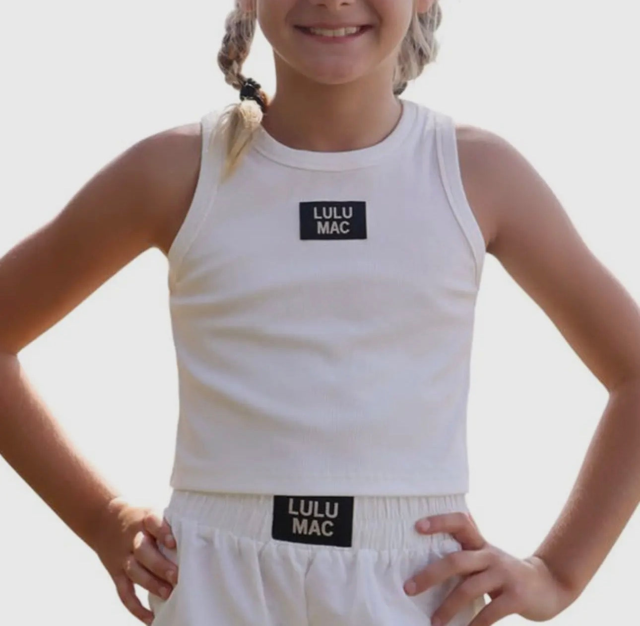 Youth White Tank | Lulu Mac