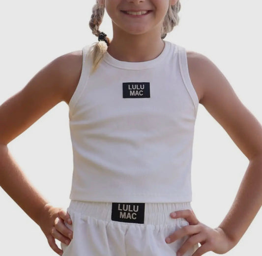 Youth White Tank | Lulu Mac