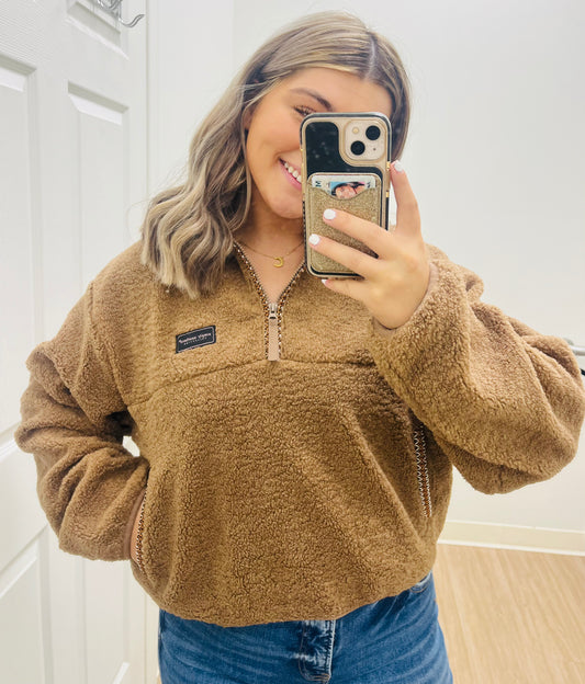 Taylor Latte Pullover- Simply Southern