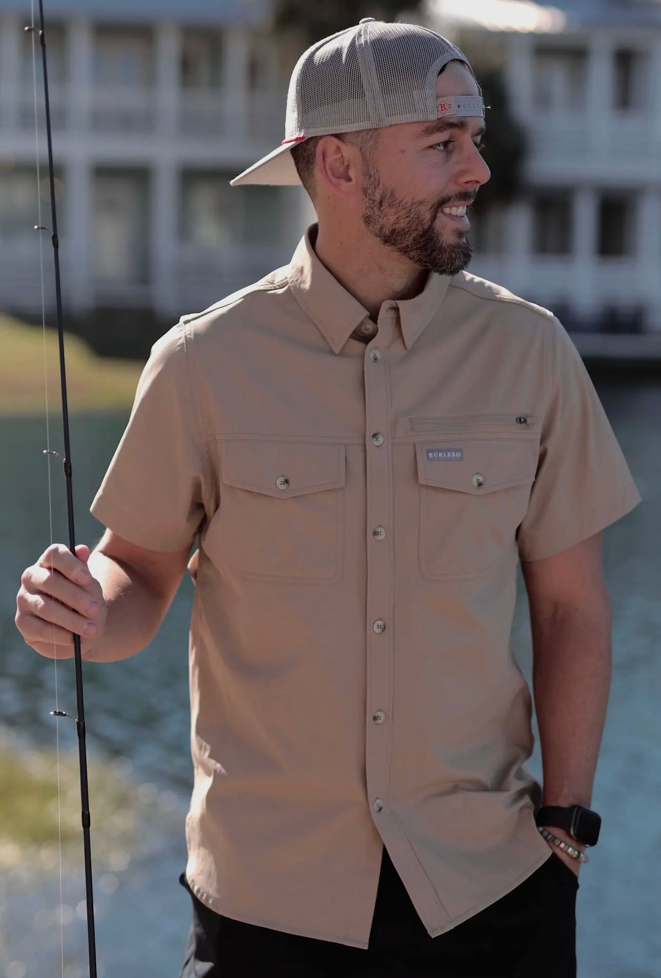 Burlebo fishing perf shirt