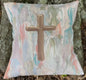 Pastel Cross Pillow