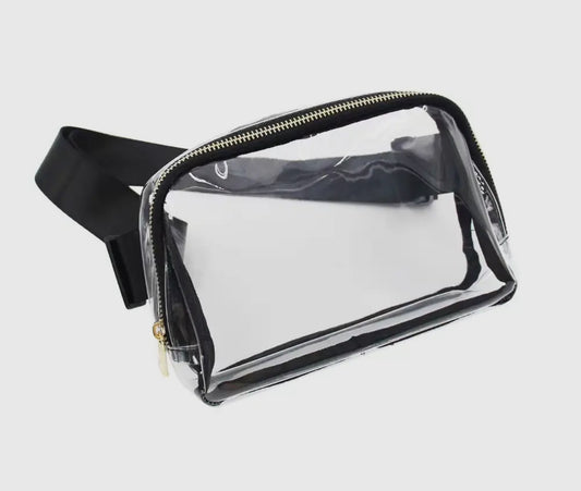 Clear belt bag