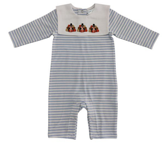 Gobble Gobble Boy Romper - Jumping Jolly